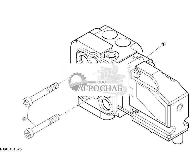 Блок управления электрогидравлической системы рулевого управления (клапан ЭГ) - ST75299 588.jpg